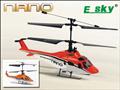 E-SKY 002843 ORANGE Миниатюрный соосный радиоуправляемый вертолет E-sky Nano с копийным фюзеляжем (о